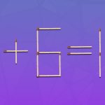 Ευφυής πρόκληση: πρέπει να σύρετε 2 σπίρτα για να κάνετε