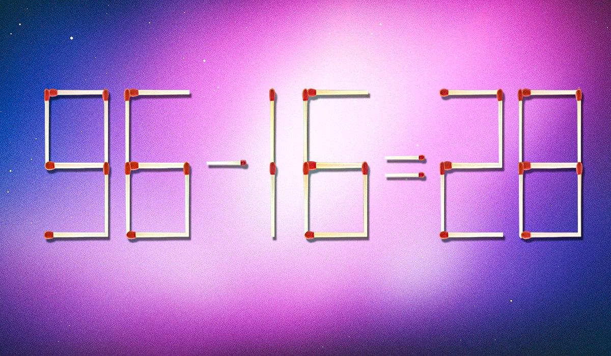 Πρέπει να διαγράψετε 2 αντιστοιχίες για να κάνετε την ισότητα σωστή: ένα παζλ για ιδιοφυΐες