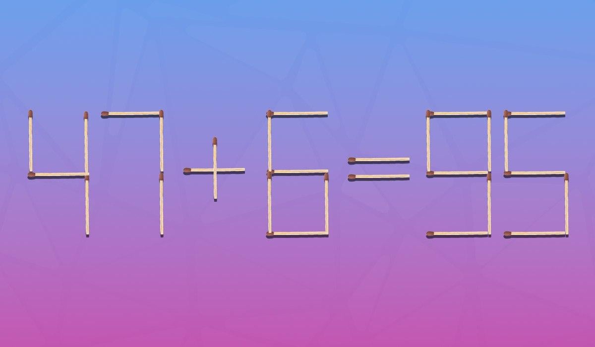 Ποιο σπίρτο πρέπει να αναδιαταχθεί για να γίνει η ισότητα σωστή: ένας γρίφος για ιδιοφυΐες